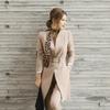 2025 Autumn New Korean Women's Long Blazer & Slim Trousers Set
