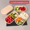 Changbaosen Sugarcane Pulp Disposable Takeout Boxes
