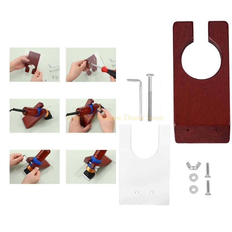 92MF Carpet Trimmer Holder Base Rug Tufting Shearing Guide Carpet Trimmer Holder Bracket Rug Tufting Shearing Guide Tool