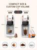 Neue MK-603 Cafelffe Mehrfachkapsel-Kaffeemaschine 4 in 1 Heiß/Kalt DG Cappuccino Nespresso Kapsel ESE Pad Gemahlen Espresso Cafeteria 19 Bar