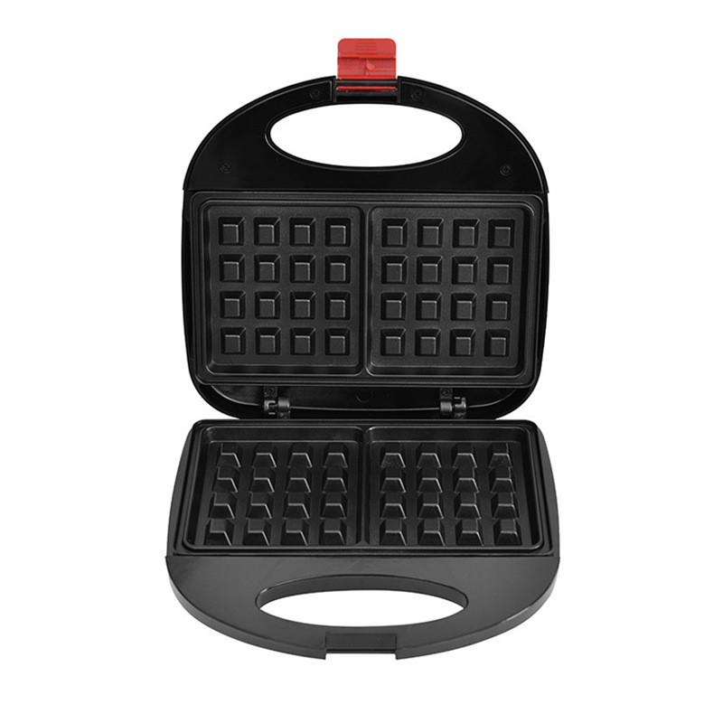 750W Double Sided Heating Electric Breakfast Machine Intelligent Temperature Control Waffle Maker Hot Press Bread Maker