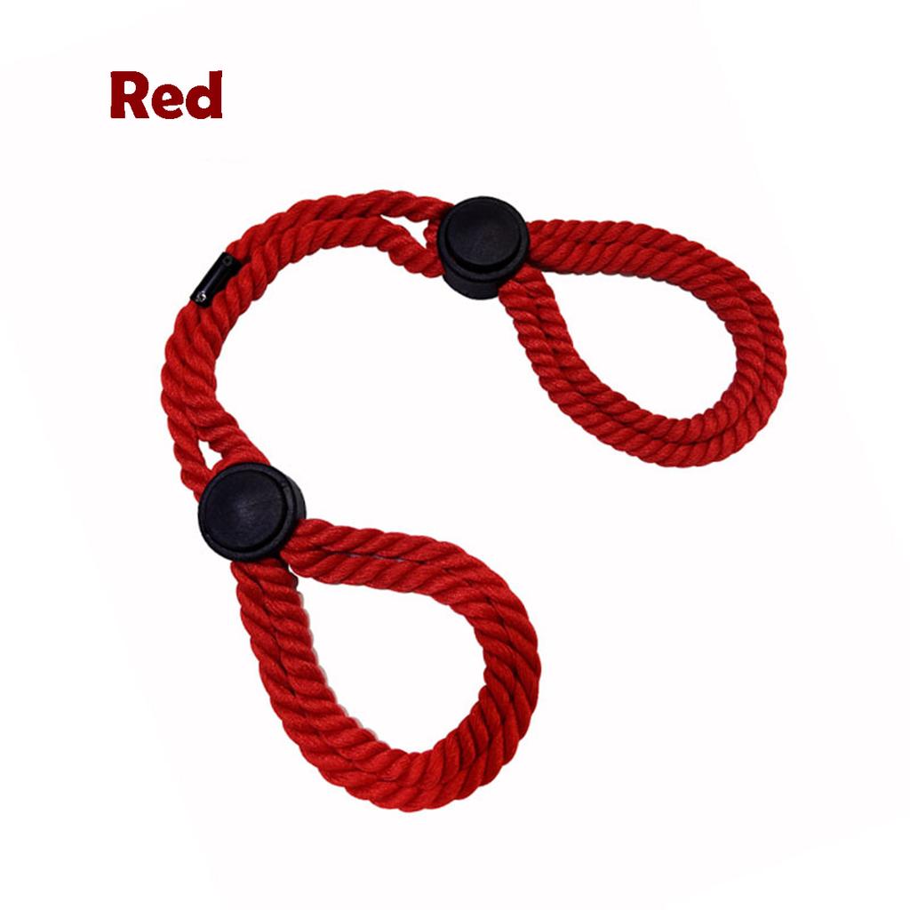 Soft Cotton Handcuffs Couple Hand Leg Restraint Cuffs Adjustable Sexope Handcuff Adult Female Bondage Gears 18+ Sex Product