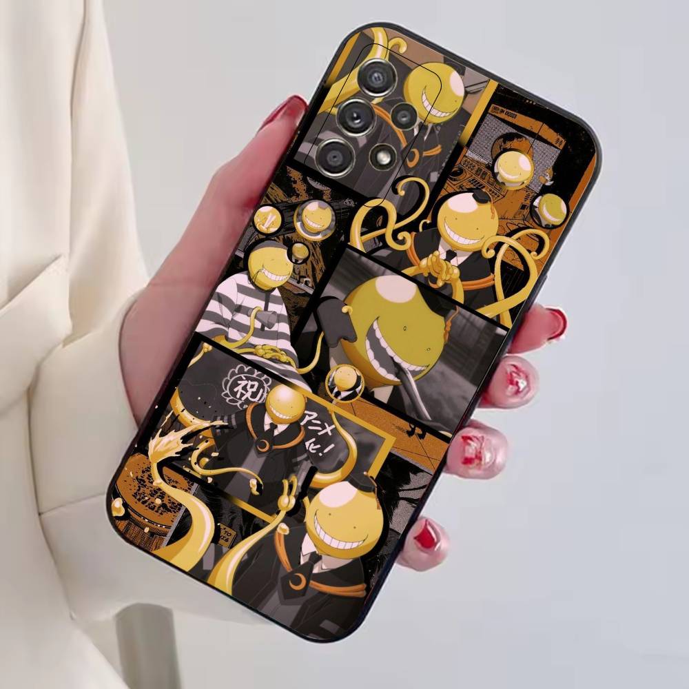 Anime Assassination C-Classroom Phone Case For Samsung S25,S24,S21,S22,S23,S30,Ultra,S20,Plus,Fe,Soft Silicone Black Cover