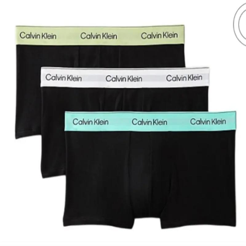 Calvin Klein Low-rise Stretch Comfort Casual Boxer Briefs, European Style, Men s 3-Pack L