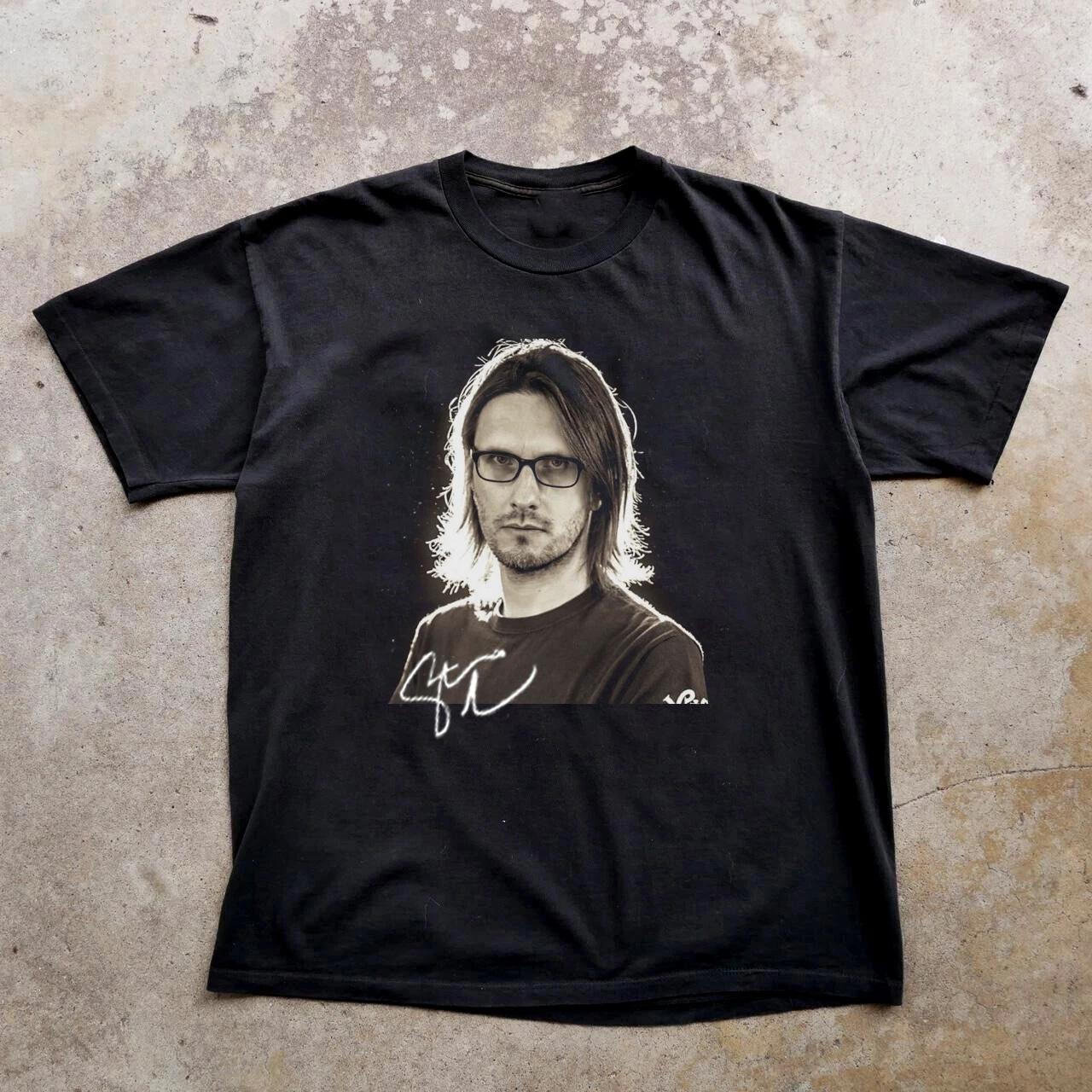 NEW STEVEN WILSON Big Face Signed T Shirt All Unisex Clothing S