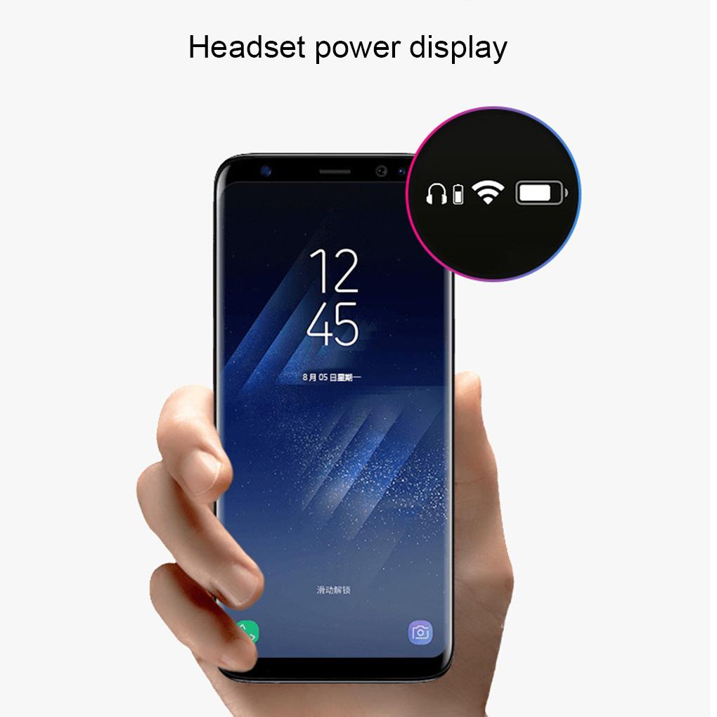 Hifi Sound Wireless Stereo Earphone with Charging Case 5.0 Headphone Earbuds Sports Headset