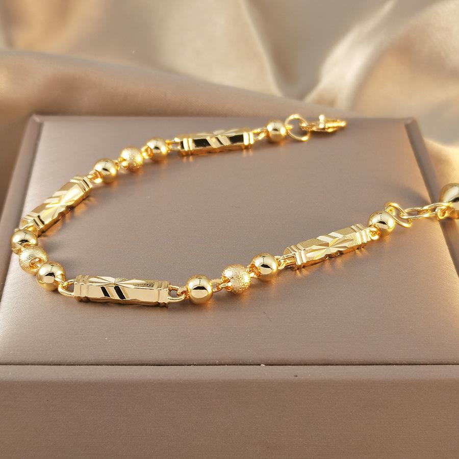 Luxurious 24K Gold Plated Women's Cuban Bracelet - Perfect Party & Valentine's Day Gift