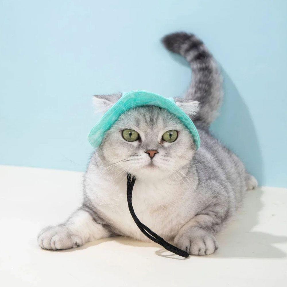 Breathable Dog Bonnet Cap Lightweight Puppy Sunscreen Hat Fashion Dog Sun Hat  Pet Supplies