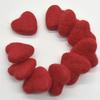 24pcs Valentine'S Day Felt Heart-Shaped Wool Balls | Suitable for Decorating Heart-Shaped Vases, Adding Decorative Wool Balls