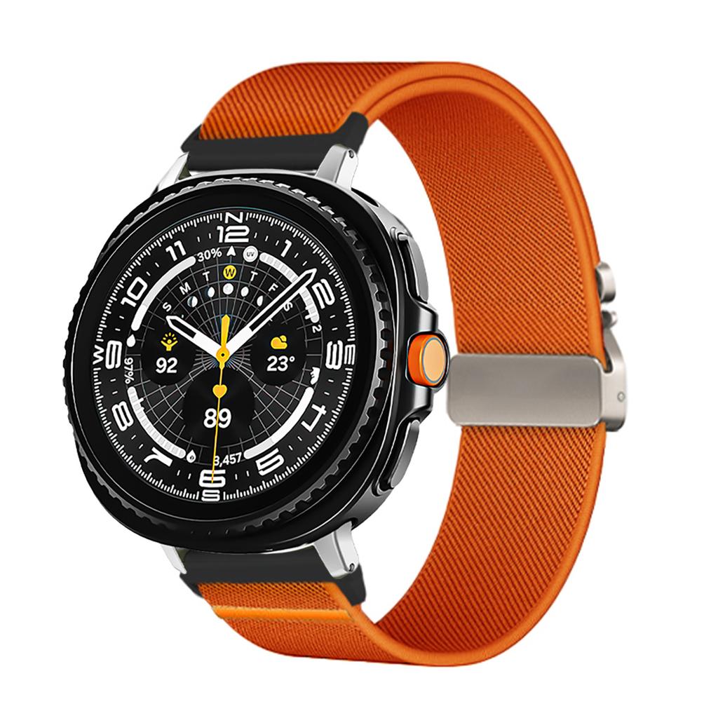 Nylon Strap for Samsung Galaxy Watch 8/8 Classic Elastic Sport Band for Galaxy Ultra 2025/7 Ultra No Gaps Smartwatch Bracelet