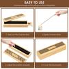 Double-layer Incense Holder Burner Retro Coffin Incense Storage Box for Sticks Ash Catcher for Meditation Yoga Spa Room Decor 7