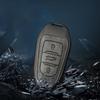 AAMD1 -Zinc Alloy Leather Car Key Case Cover Shell Fob Holder for Citroen Tianyi C5 2022 2020 2019 2017 2016  Car Key Shell Accessories