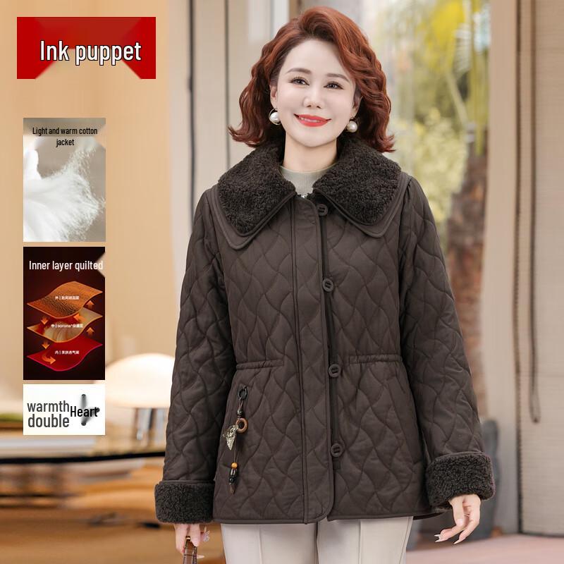 

Moou Women s New Chinese Style Padded Jacket 3XL