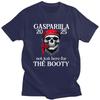 Custom Gasparilla Pirate Skull T Shirts Men Pure Cotton Tees Tshirts Casual Tshirt Clothing