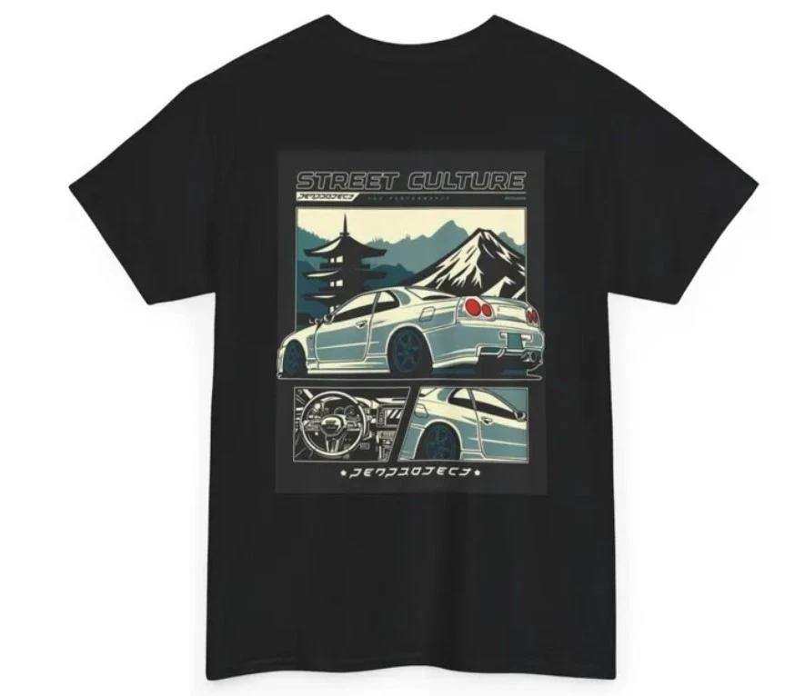 JDM Graphic T-Shirt - Retro Japanese Streetwear S