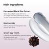 Dr.Melaxin Peel Shot Black Rice Mochi Whip Cleanser 100ml formuliert für Mitesser, verstopfte Poren, überschüssigen Talg und fahle Haut