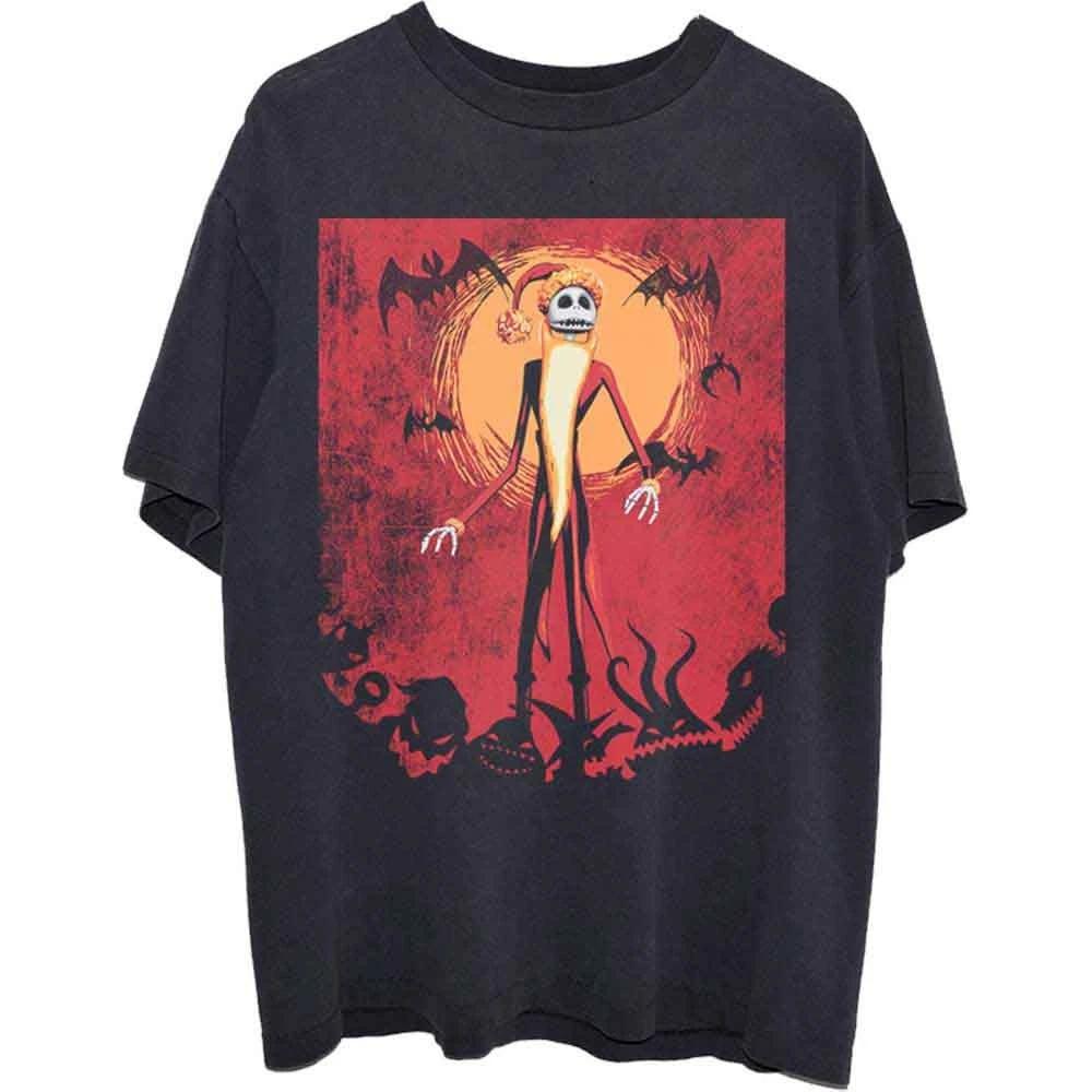 Nightmare Before Christmas The Jack Orange Sun Licensed Mens T-Shirt 2XL