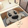 1 Cute Sleeping Beagle Floor Mat Suitable for Bedrooms, Living Rooms Camping and Anti Slip Absorbent Machine Washable Floor Mat