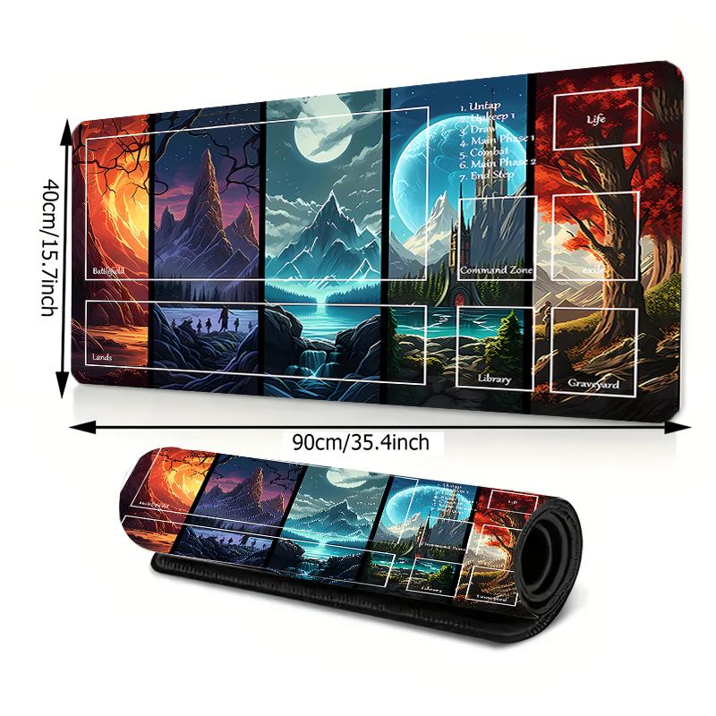 The Magic Gathering Playmat Funny Design Mousepad Mtg Tcg Mouse Pad Office Desk Mat For Work Game Mini Pc Laptop Cute Rug Carpet