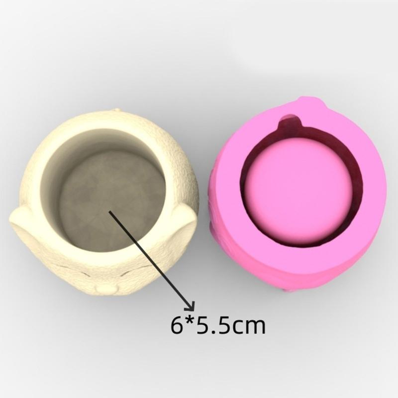 Cute  Silicone Mold  Succulent Flower Silicone Mold for  Crafts Unique Succulent  Candle Holders