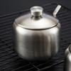 Stainless Steel Sugar Bowl Gold Silver Small Condiment Container Useful Storage Jar  Restaurant