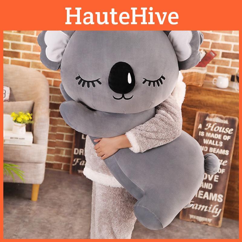 Plush Lying Koala Toy Cartoon Stuffed Animal Doll Cute Decoration Kids Gift