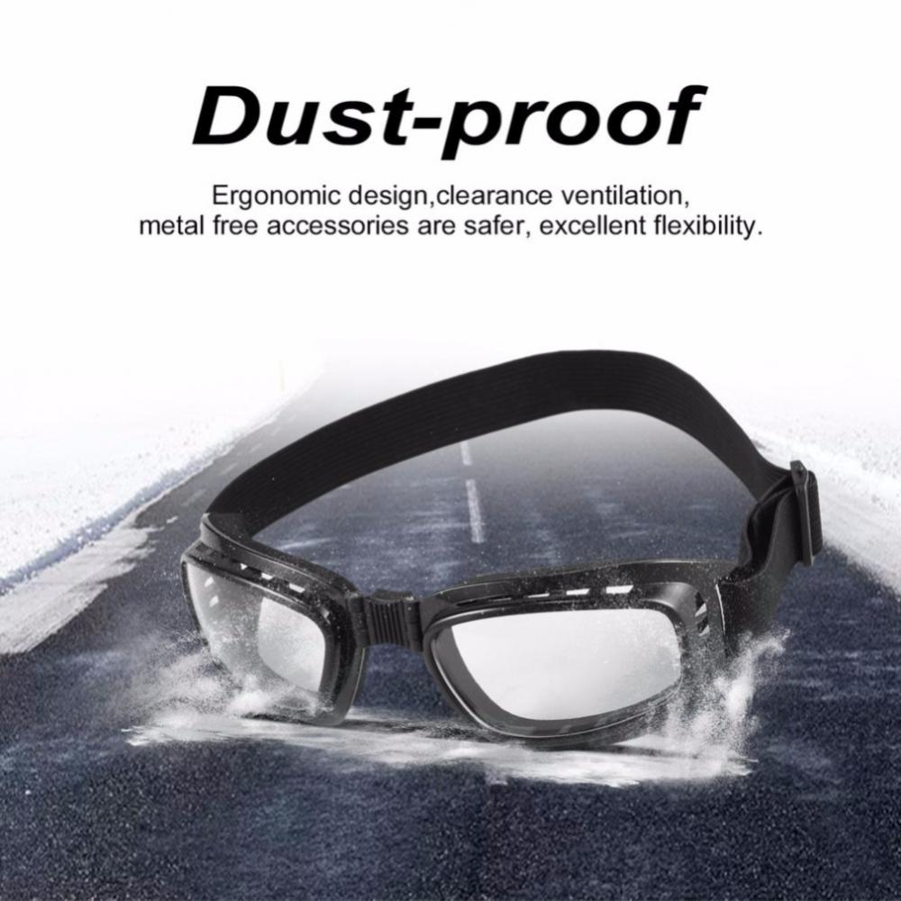 Motorcycle Goggles Glasses Multi-functional  Folding Anti Fog Windproof Ski Goggles Off Road Racing  Safety Eyewear