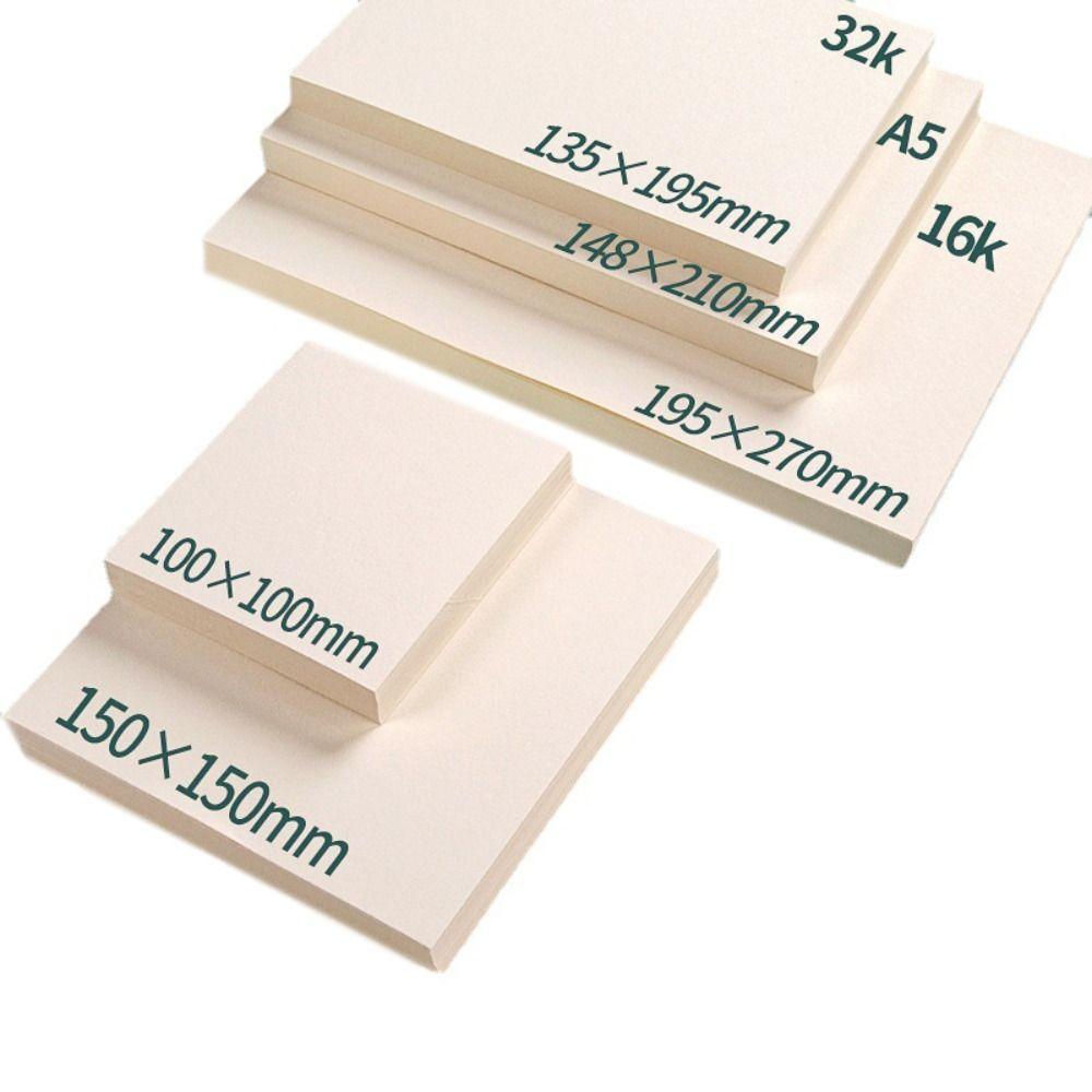 50Sheets/Set 200g Thickened Oil Painting Paper Oil Painting Stick Special Paper  Crayon Painting