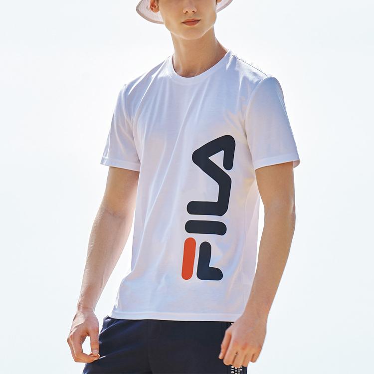New FILA T Shirts Men's White F11M028163AWT