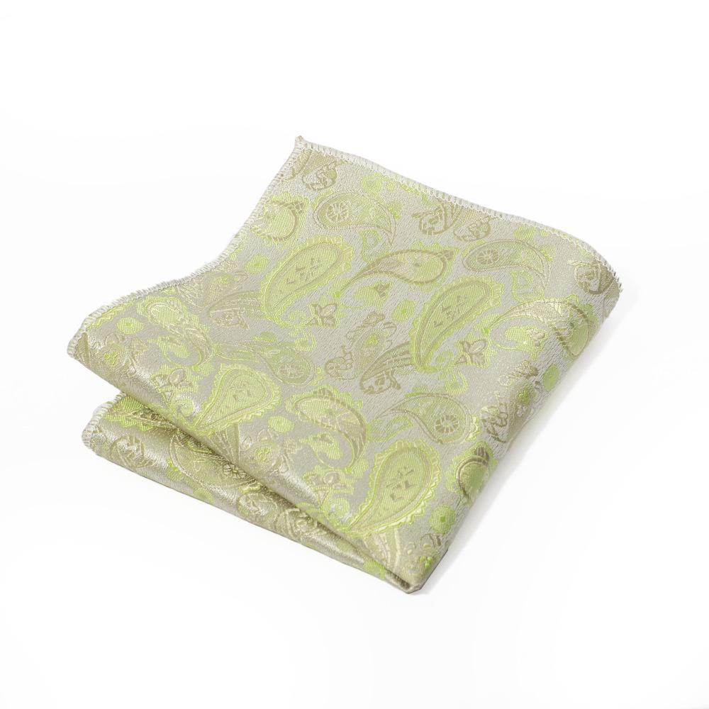 Herrficka i paisley-mönstrat polyester för affärs- eller fritidskostymer