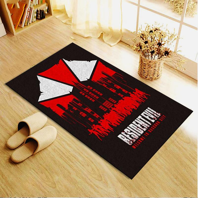 Resident Evil Carpet Rug for Living Room Bedroom Home Sofa Decoration,Kids play Non-slip Floor Mat