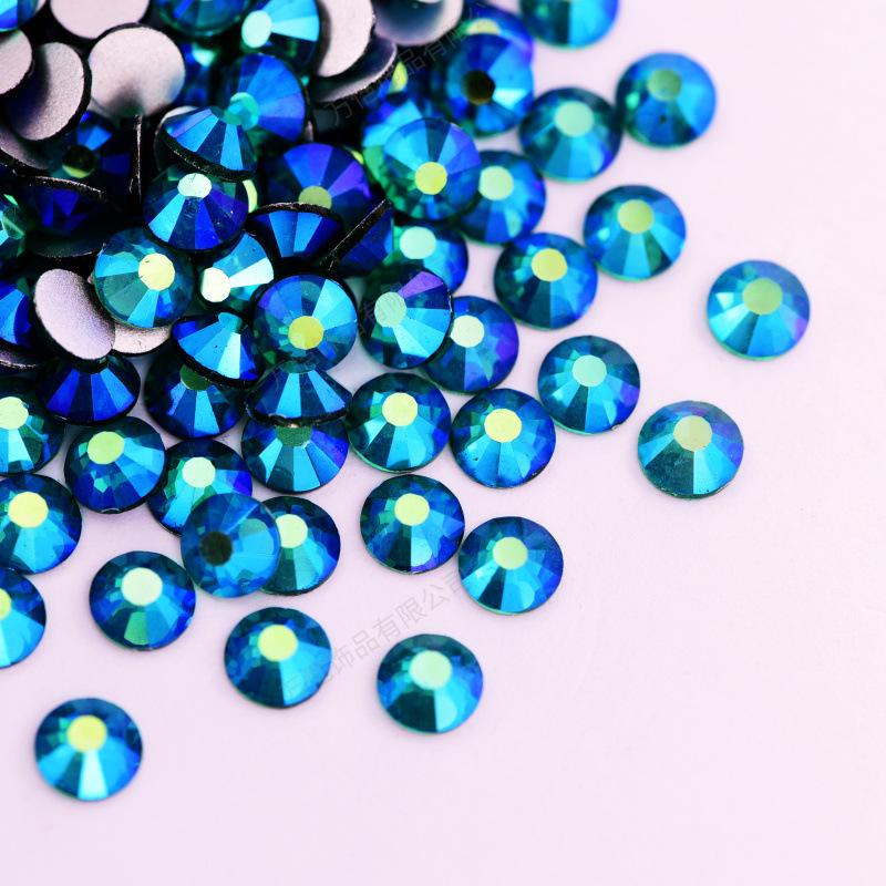 Nail Art Rhinestone Crystal Glass Accessories Diy Flat-Bottomed Drill, Mobile Phone Case Colorful Guomao A Diamond Accessories Accessories Accessories