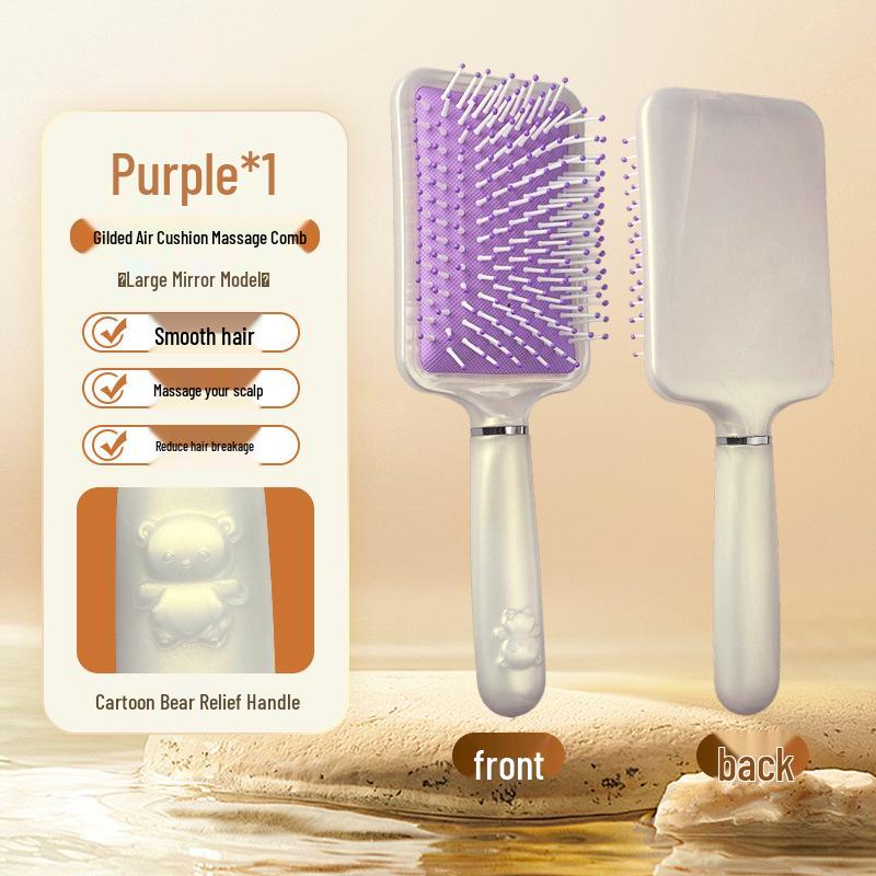 Perlglänzender Antistatischer Doppelnutzungs-Airbag-Massagekamm für Frauen