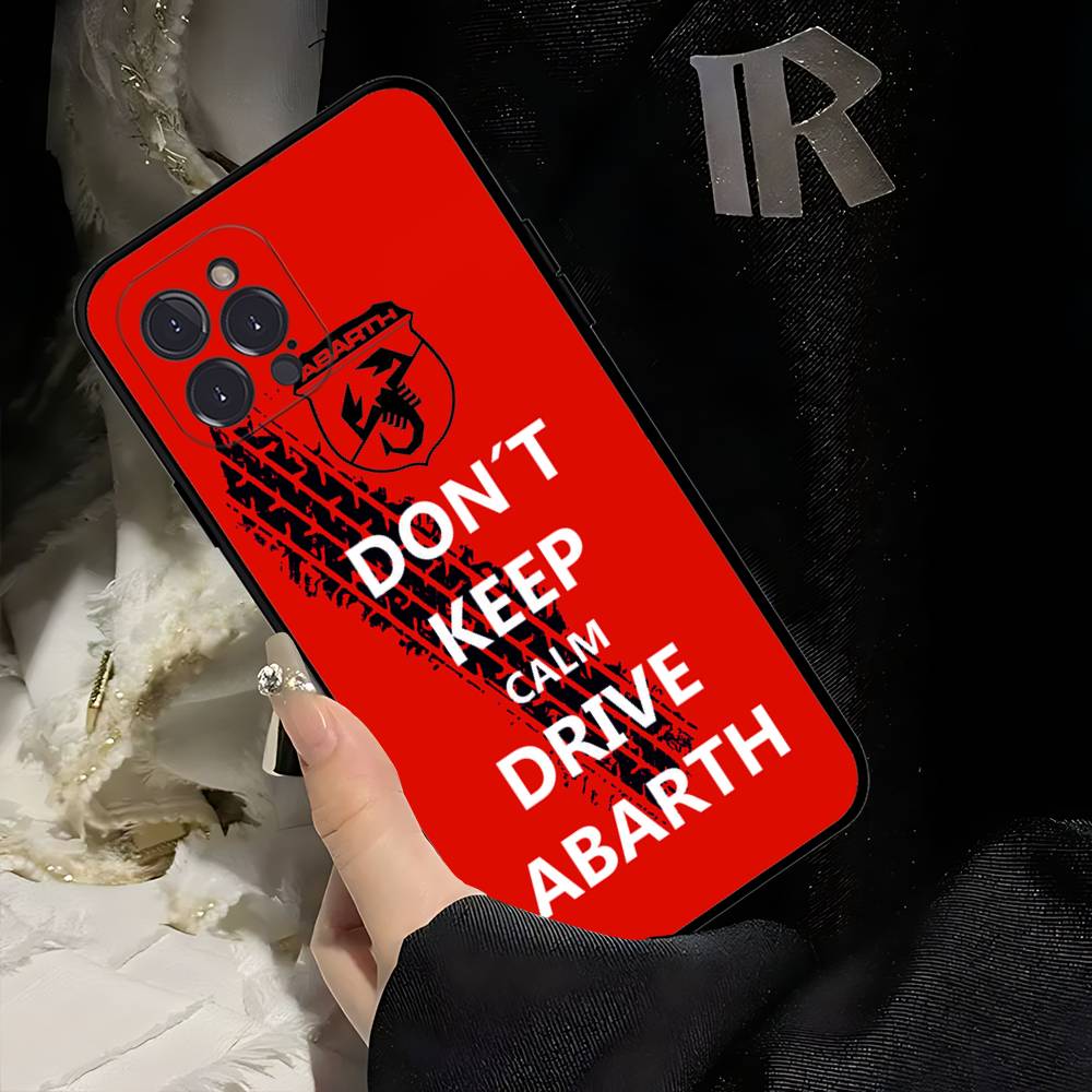 

Чехол для телефона с логотипом A-Abarth Для Iphone 17 Air 16 15 14 13 12 11 Pro Max 16 15 14 Plus Мягкий ТПУ чехол iPhone 13pro max