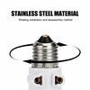 1 PCS E27 PBT Fireproof Bulb Adapter EU Plug Lamp Holder Base Socket AC100-240V 4A for Home Office Lighting
