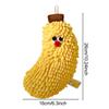 Cute Fruit Hand Towel Fuzzy Strawberry Banana Towel Absorbent Chenille Soft Puff Towel with Hanging Loop for Bathroom Kitchen