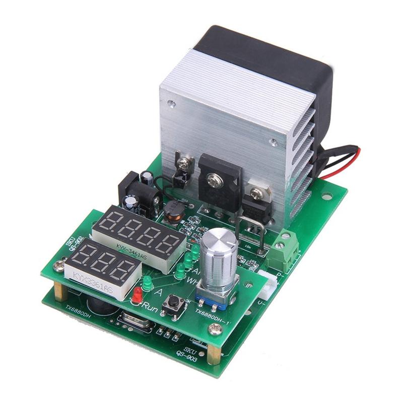 A96I-9.99A 60W 30V Constant Current Electronic Load Discharge Battery Capacity Tester Meter With Dual LED Digital Fan Module