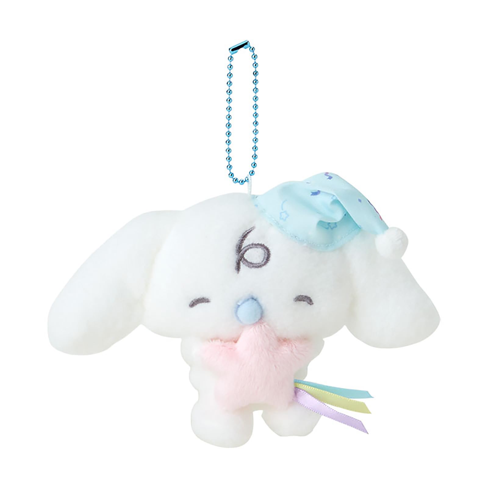 

Sanrio Mascot Holder Cinnamoroll Strap Keychain 932001 (Sleepy Time) (Milk)