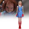 Childs Play Chucky Cosplay Dress With Polyester Fabric For Halloween Costumes