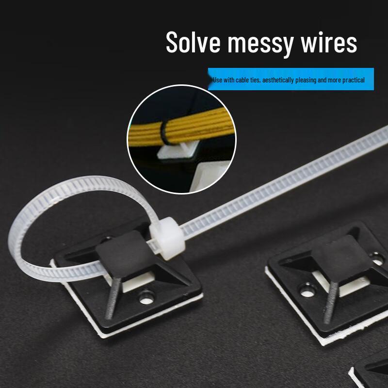 Self-Adhesive Cable Tie Mounts