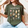 Coffee Cats Shirt Funny Cat Gifts for Barista Pun Kawaii Kittens T-Shirt