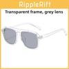 Trendy Square Eyewear With Pc Frame And Yellow Lenses For Urban Fashion And Parties