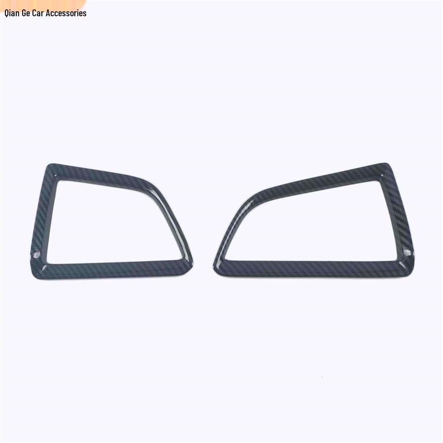 Carbon Fiber Texture Interior Mod Kit for Ford Edge 2020: Door Bowl, Glass Switch, Steering Wheel, Glove Box