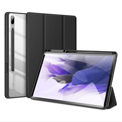 Für Samsung Galaxy Tab S8 Ultra 14,6 S7/S8 11 S7/S8 Plus S7 FE 12,4 Tablet Fall Transparente Rückseite Tablet Abdeckung mit Stift Halter