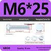 4.8 Grade Galvanized Hex Bolt and Nut Set M4-M30