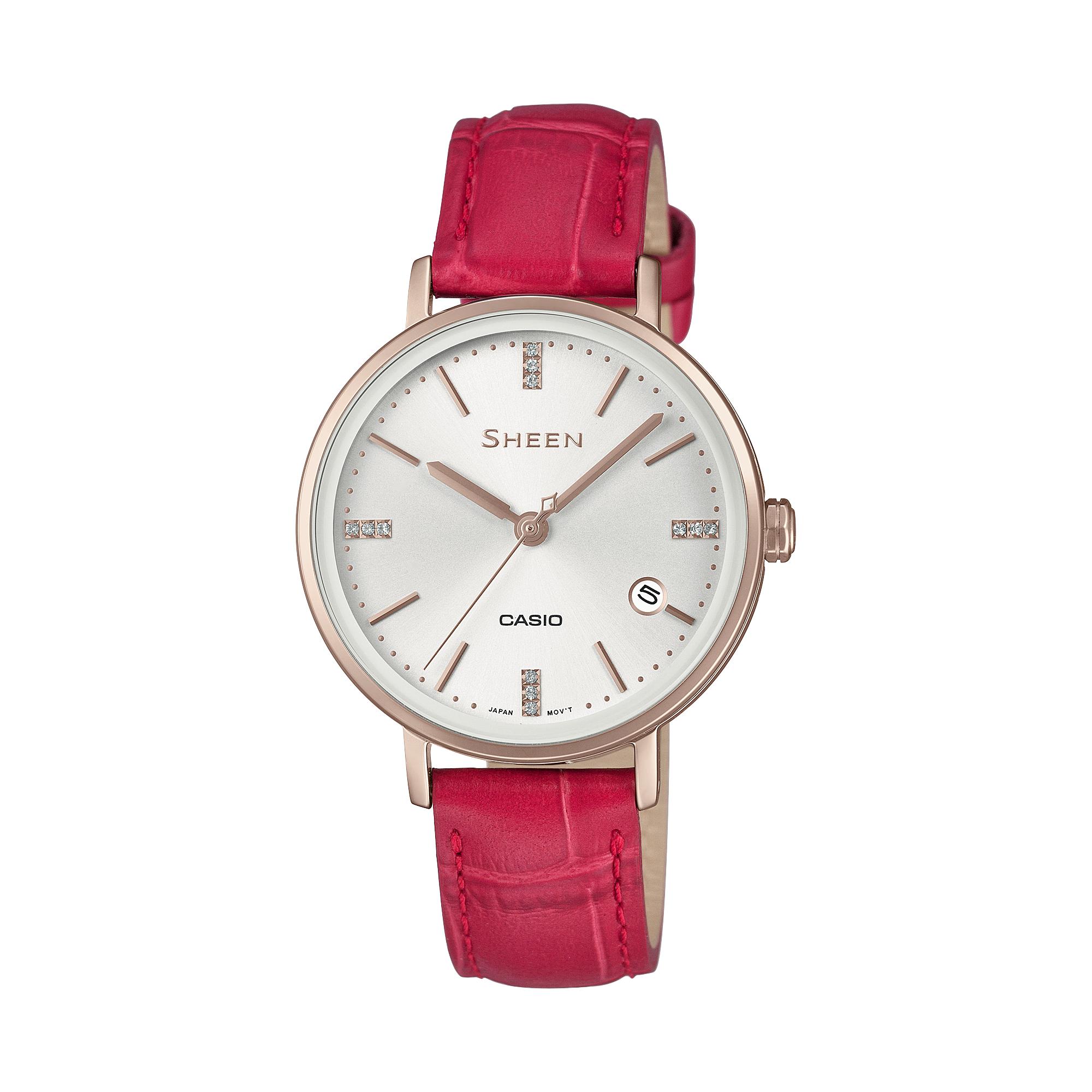 

Casio Men s Analog Quartz Watch SHE-4048CGL-7A белый
