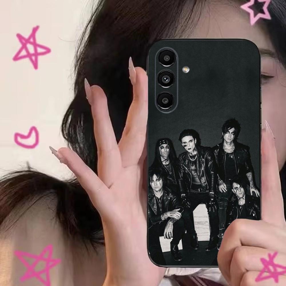 

Чехол для телефона Andy Biersack Veil Brides BVB для Samsung S24, S21, S22, S23, S30, Ultra, S20, Plus, Fe, Lite, Note, 10, 9, 5G Черный Мягкий Чехол Samsung S24