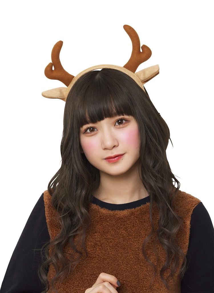 Clearstone Cosplay Christmas Reindeer Headband, Unisex, Brown