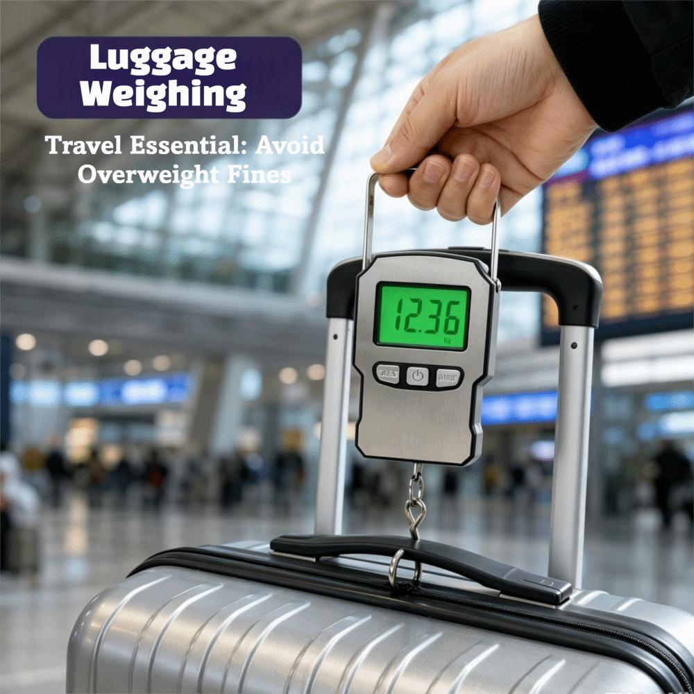 High Precision Digital Luggage Scale Multi-function Portable Weighing Scale Hanging Scale Shipping
