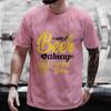 Herren T-Shirts Bier ist immer eine gute Idee Grafik Tops Y2k Kleidung Männlich Bierliebhaber Trinkparty Streetwear Kurzarm T-Shirts